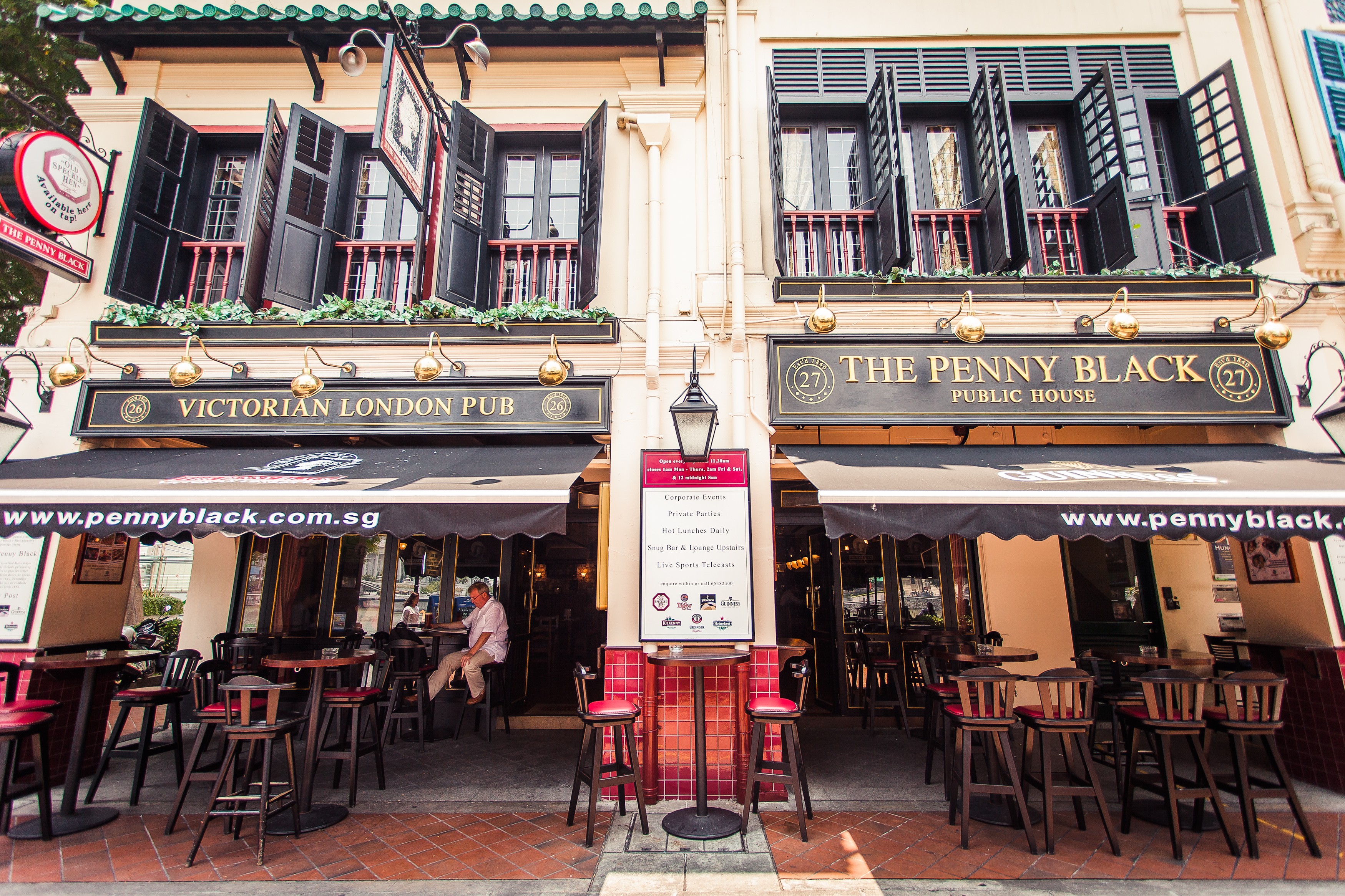 The Penny Black Public House at 26/27 Boat Quay